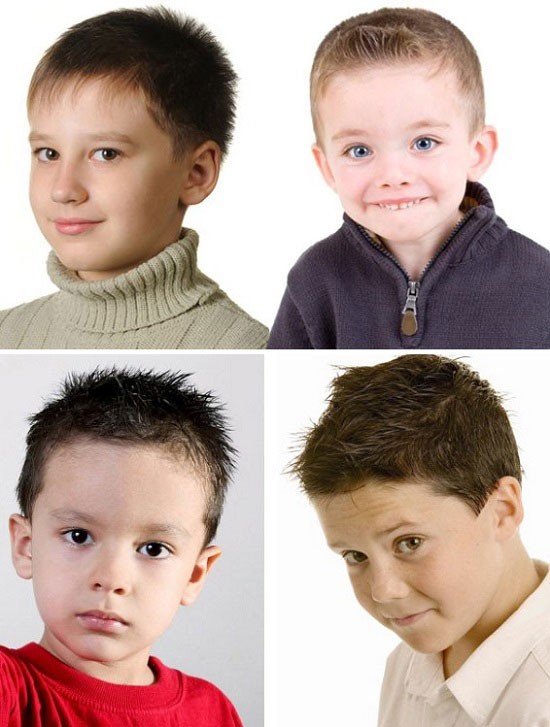 účesy pro chlapce