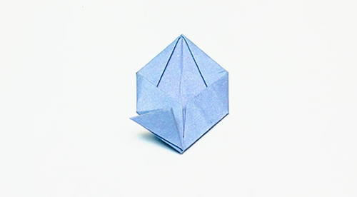 Jak vyrobit origami květ s vlastními rukama