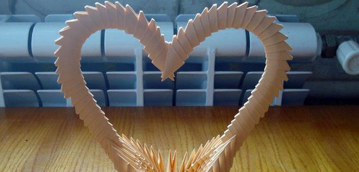 Jak vyrobit origami z papíru srdce, video