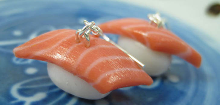 Jak vyrobit náušnice-sushi z polymerové hlíny