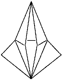 Klasický jeřáb origami