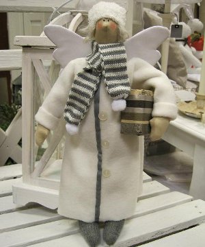 Doll tilde: Vánoční anděl s vlastními rukama