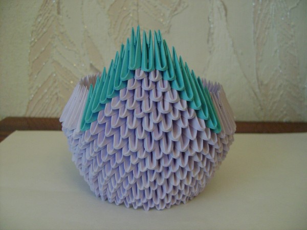 Jak si vyrobit origami labuť moduly - krok za krokem instrukce s fotografiemi a videem