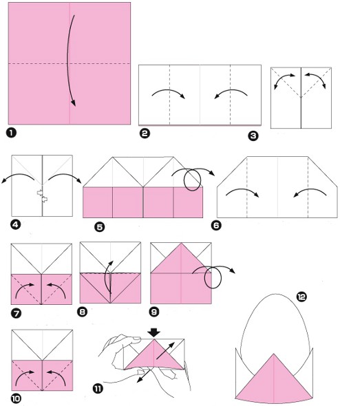 Velikonoční origami