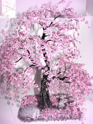 Sakura z korálků Sakura z korálků