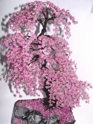 Sakura z korálků Sakura z korálků