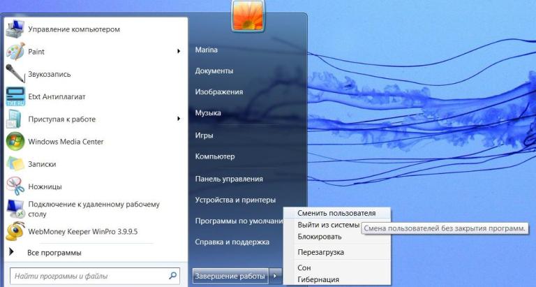 programových oken