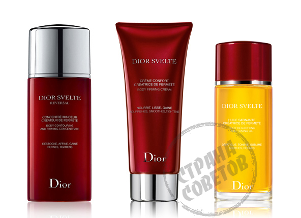 Dior Svelte gel, krém, olej