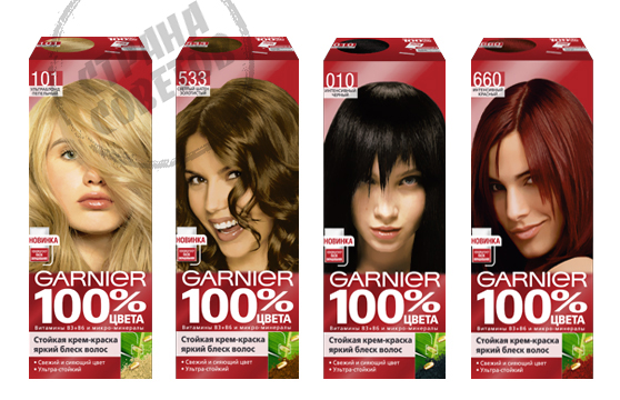 Garnier 100% Barvy barvení vlasů
