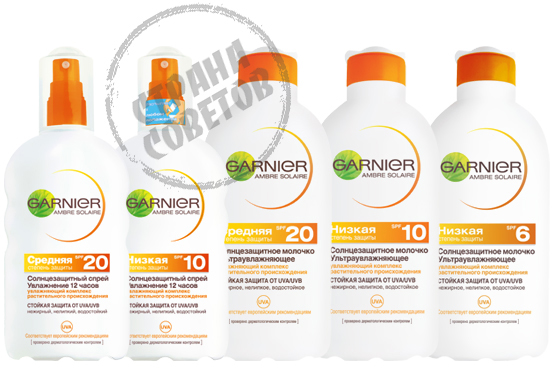 GARNIER Ambre Solaire klasická gamma GARNIER Ambre Solaire klasická gamma