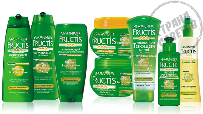 Garnier Fructis výživa a zotavení