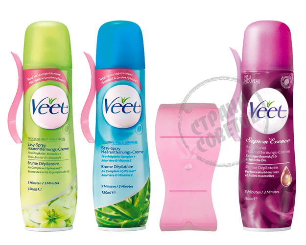 Veet Cream Spray pro depilaci