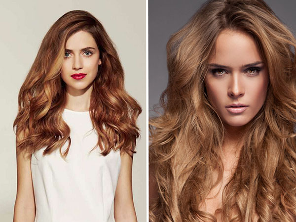 Barva želvy: kadeře Ecaille - hair-trend-2017
