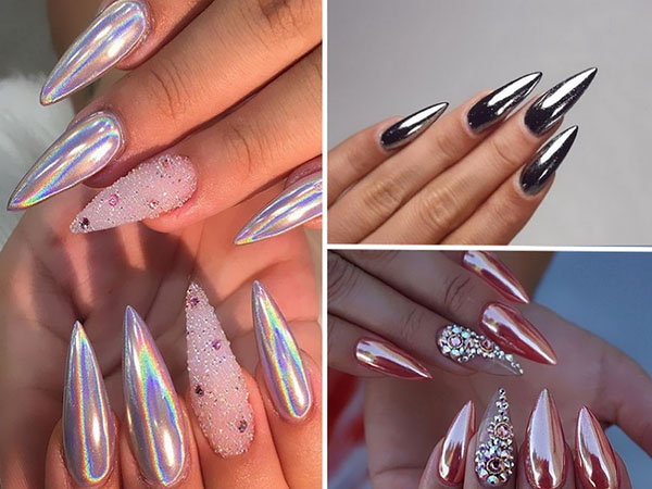 Disco se vrací: stiletto nails - trend 2016-2017