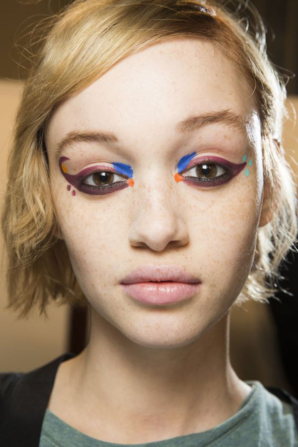 Grafický make-up - zimní trend 2016-2017