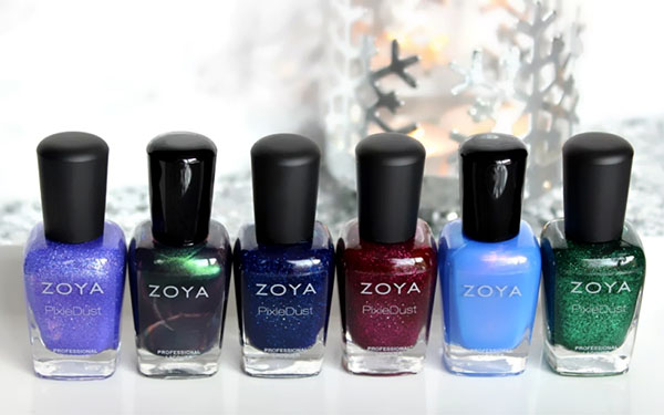 Nejlepší nový rok nail art s laky Zoya Enchanted