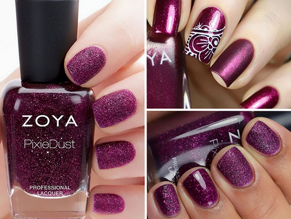 Nejlepší nový rok nail art s laky Zoya Enchanted