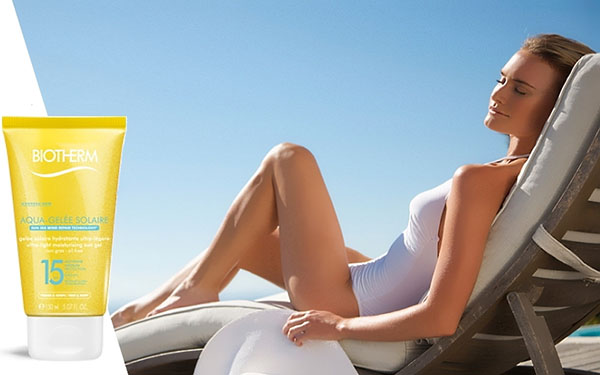 Biotherm Aqua-Gelée Solaire plážová linie pro sametovou kůži