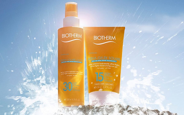 Biotherm Aqua-Gelée Solaire plážová linie pro sametovou kůži