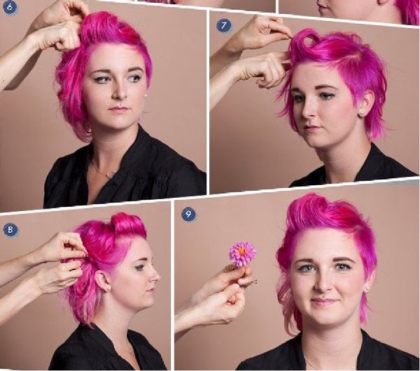 Účes pro nový rok firecrackeru vlastními rukama - módní nápady pro krátké, střední, dlouhé vlasy, fotografie