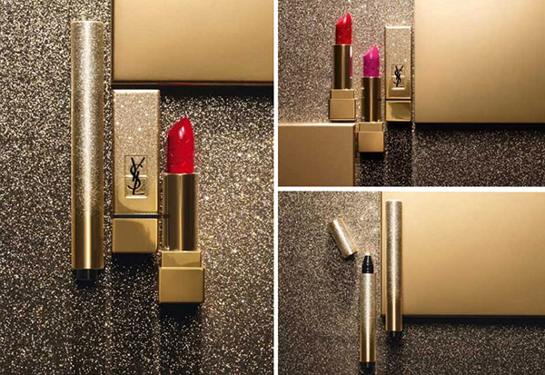 Glitící sen: kolekce make-upu YSL Sparkle Clash Christmas 2016-2017