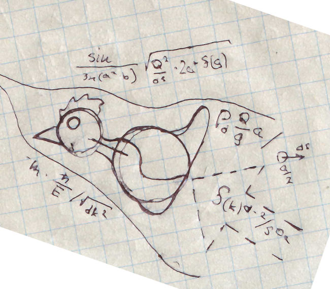 Co říkají kresby na okraji notebooku?