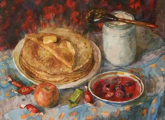 Jak nakreslit Shrovetide? Nakreslete s dětmi jarní prázdniny