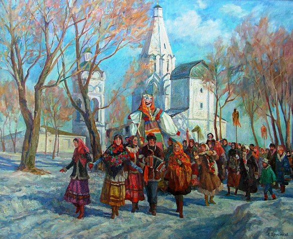Jak nakreslit Shrovetide? Nakreslete s dětmi jarní prázdniny