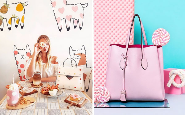 Coccinelle cukroví sáčky pro vyvrtávající pružinu: linka Candy Pop