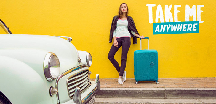 Léto na cestách: světlé kufry American Tourister Soundbox