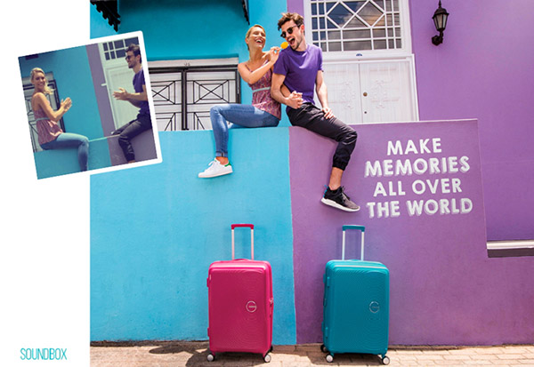 Léto na cestách: světlé kufry American Tourister Soundbox