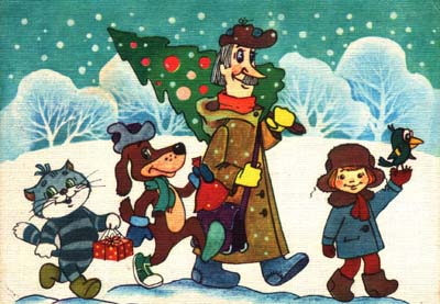 Nejlepší staré sovětské karikatury o Novém roce, seznam karikatur