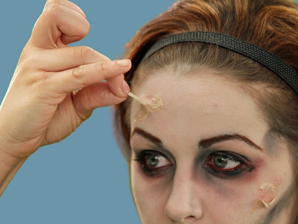 Scary makeup pro Halloween s vlastními rukama pro dívky a holky