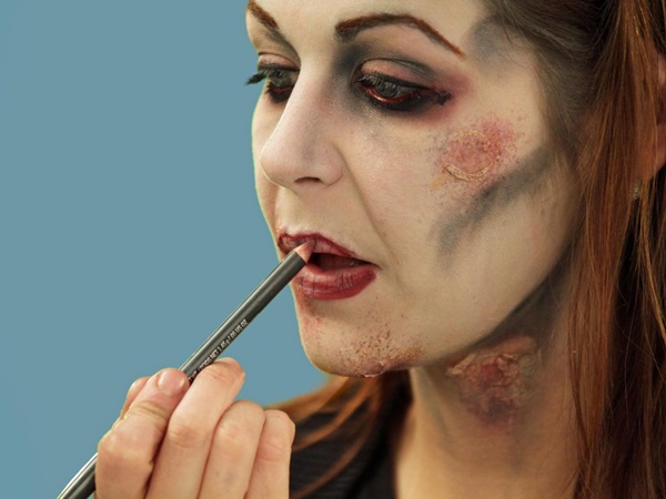 Scary makeup pro Halloween s vlastními rukama pro dívky a holky