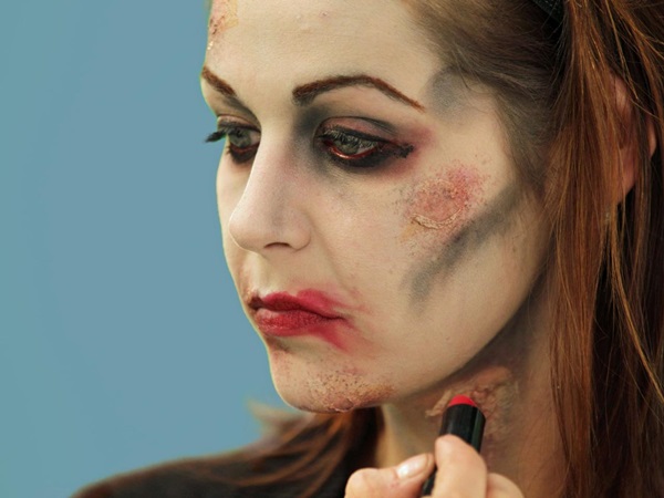 Scary makeup pro Halloween s vlastními rukama pro dívky a holky