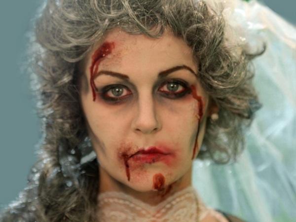 Scary makeup pro Halloween s vlastními rukama pro dívky a holky