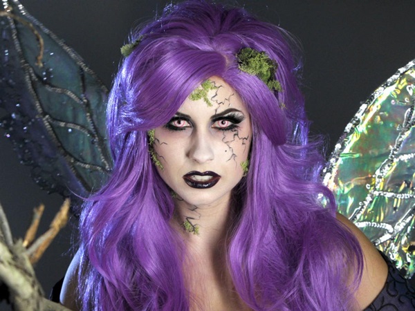 Scary makeup pro Halloween s vlastními rukama pro dívky a holky