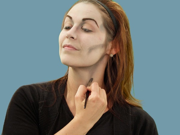 Scary makeup pro Halloween s vlastními rukama pro dívky a holky