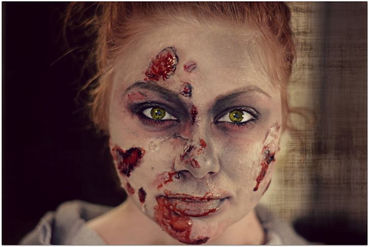 Zombie člověka pro Halloween: fotografie, video, jak si vyrobit vlastní ruce