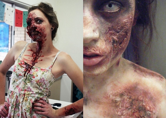 Zombie člověka pro Halloween: fotografie, video, jak si vyrobit vlastní ruce