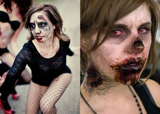Zombie člověka pro Halloween: fotografie, video, jak si vyrobit vlastní ruce
