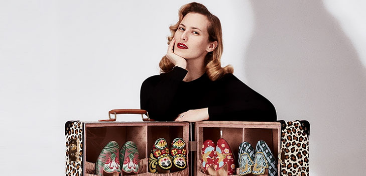 Čas pro dovolenou: cestování-sbírka Globe-Trotter x Charlotte Olympia