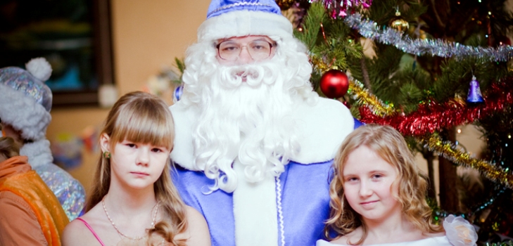Santa Claus a dívky