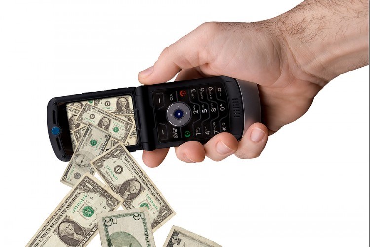 telefon a peníze