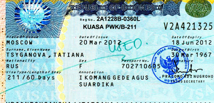 Vízum pro Bali pro Rusy: Potřebujete to?