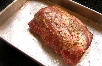 Obrázek receptury pečeného vepřového krku v troubě