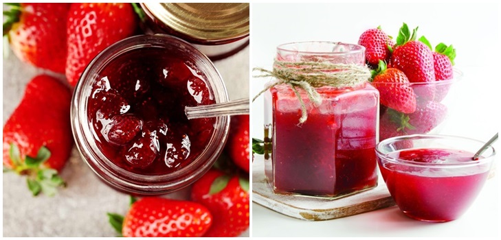 Delicious husté jahodové džemy, recepty na zimu