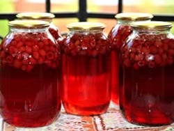 Kompot z malin na zimu