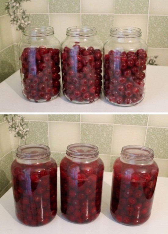 Aromatický kompot z třešně pro zimní recept