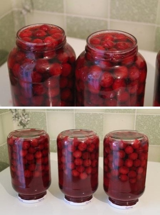 Aromatický kompot z třešně pro zimní recept